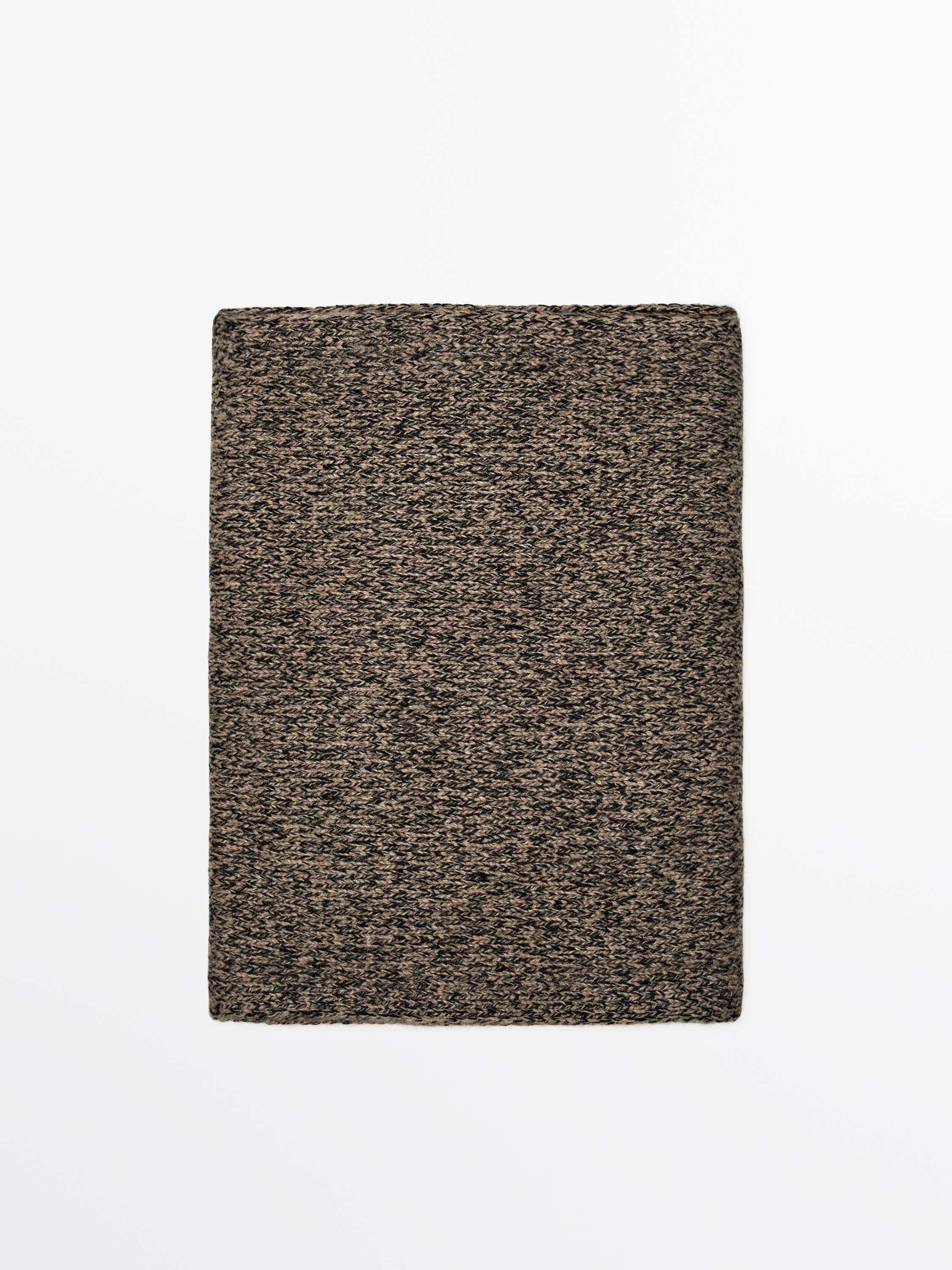 100% cashmere mouliné scarf